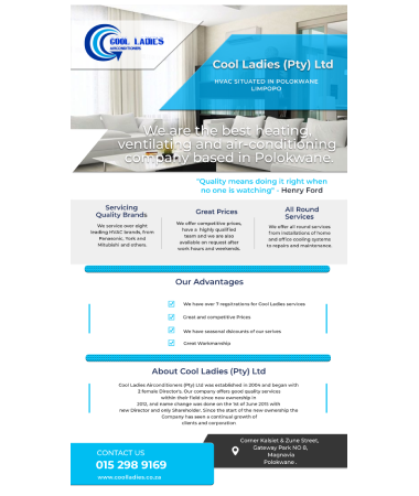 Cool Ladies Flyer