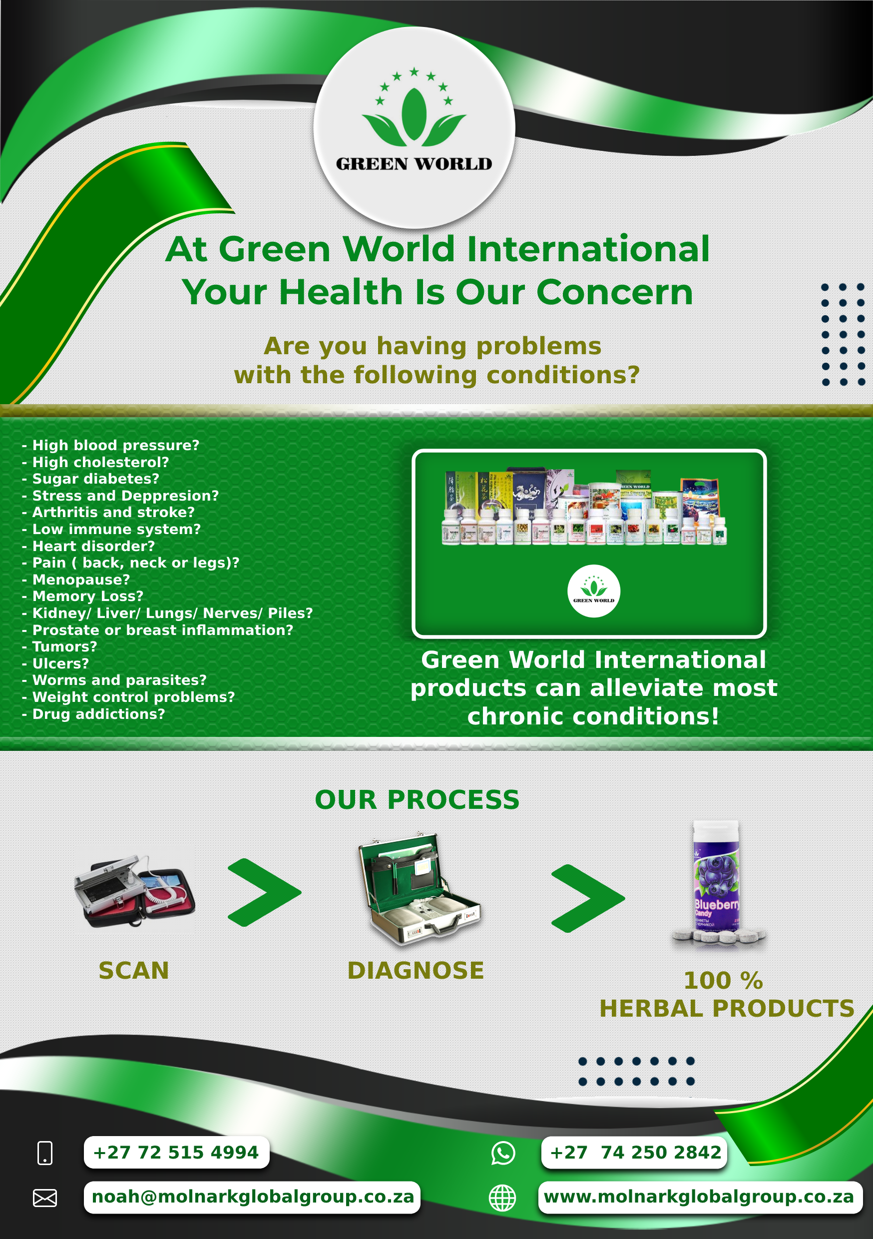 Green World Front Flyer
